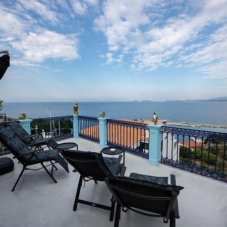 Villa Evmenia Panoramic View & Sea Front Apartments Скопелос Екстериор снимка