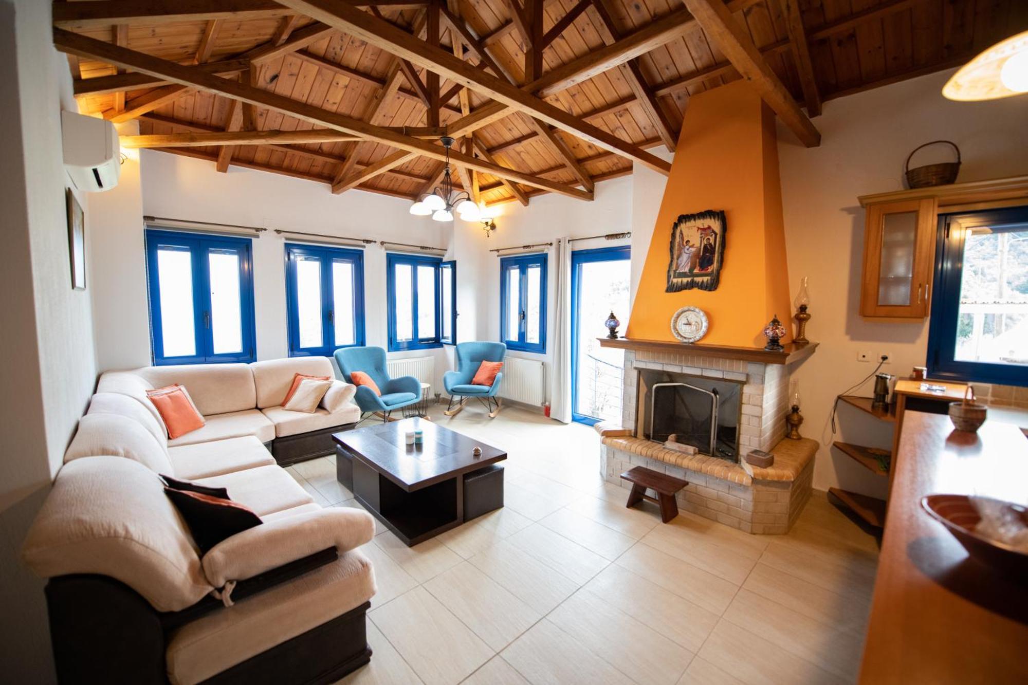 Villa Evmenia Panoramic View & Sea Front Apartments Скопелос Екстериор снимка